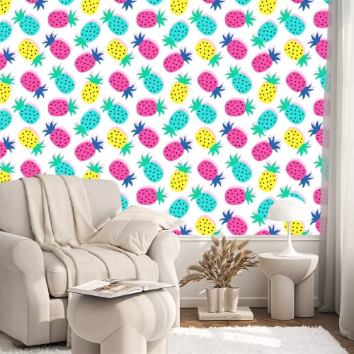 Tapete Turnschuhe, Brillen, Rosen und Smileys