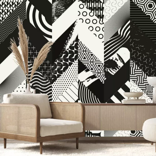 Fototapete Zusammenfassung nahtlose Grunge-Muster