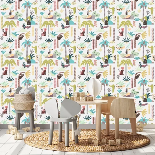 Tapete Freunde aus Tropen