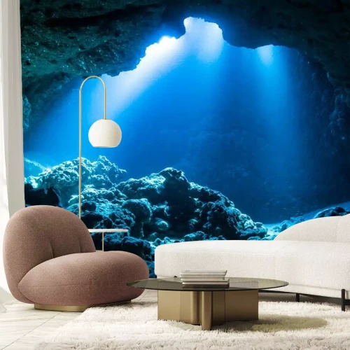 Fototapete Unterwasserhöhle