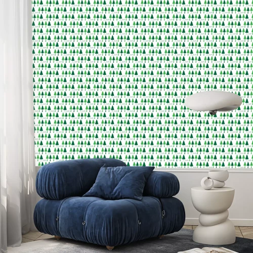 Tapete Dichter grüner Wald