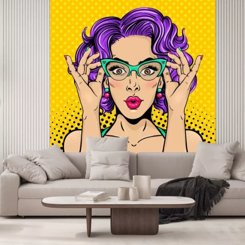 Fototapete Pop Art Porträt