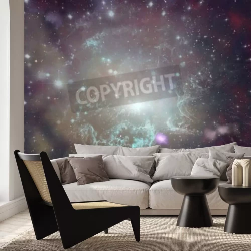 Fototapete Farbenfrohes Universum