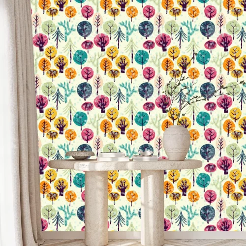 Tapete Es ist kalt im Wald