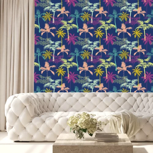 Tapete Abstrakter tropischer Wald