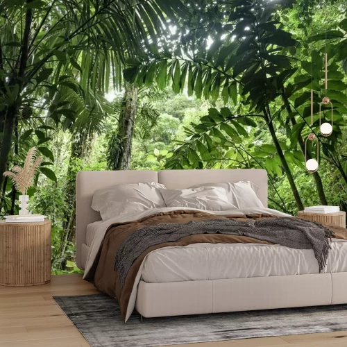 Fototapete Grüne Dschungelvegetation