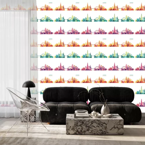 Tapete Skyline von London Vektor-Illustration