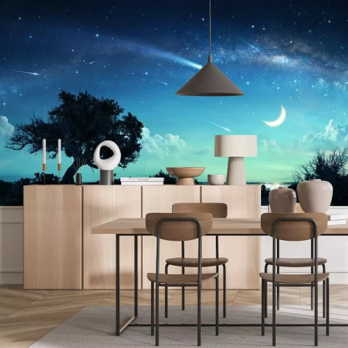 Fototapete Baum und Sterne