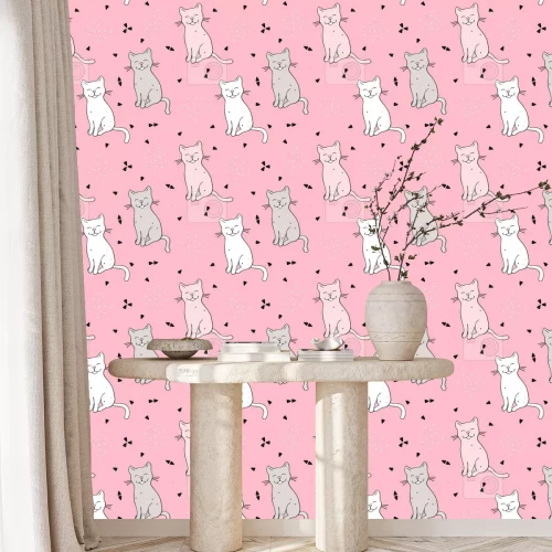 Tapete Lächelnde Katze