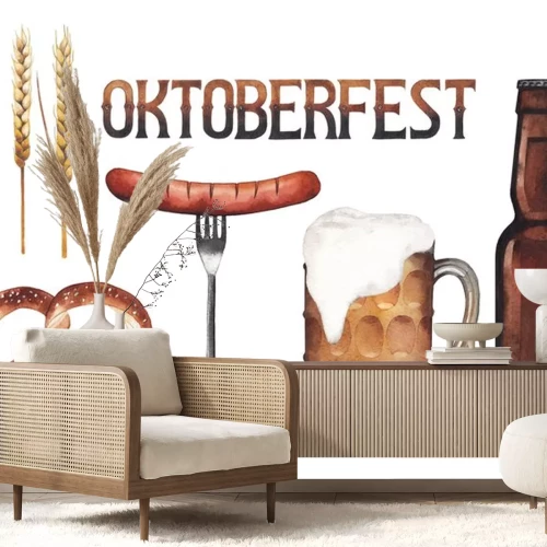 Sticker Grafiken im Zusammenhang mit dem Oktoberfest