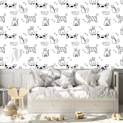 Tapete Lustige Katzen