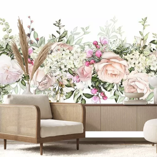 Sticker Rosengirlande