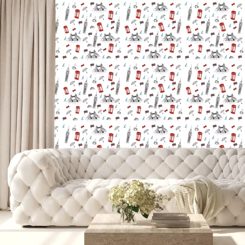 Tapete London skizze