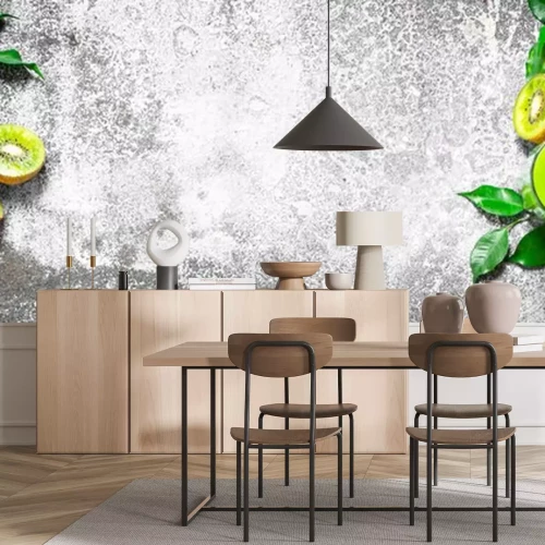 Sticker Obst Kiwi in verschiedenen Formen