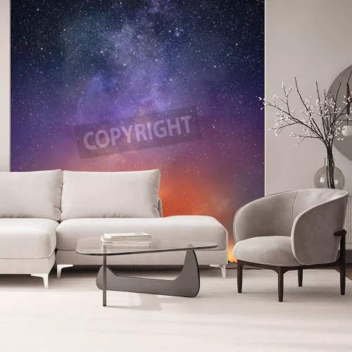 Fototapete Mensch und Sterne