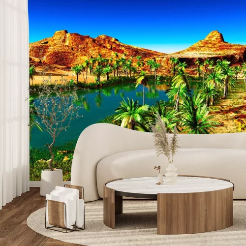 Fototapete Oase in der Wüste