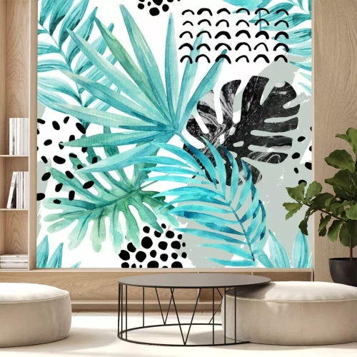 Fototapete Blaues Motiv mit Natur