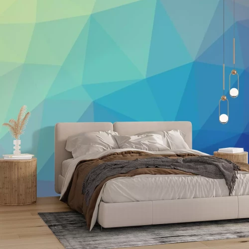 Fototapete Geometrischer Hintergrund mit Schattierungen