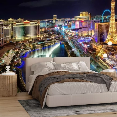 Fototapete Las Vegas Streifen, Luftaufnahme