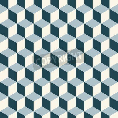 Fototapete Würfel 3D