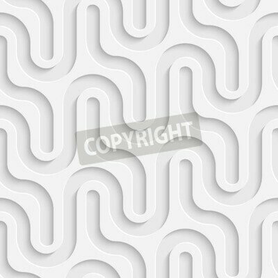 Fototapete Weißes Labyrinth