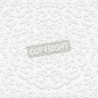 Fototapete Dekoratives Muster 3D