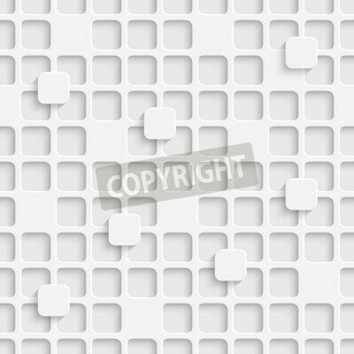 Fototapete Quadratisches Muster 3D