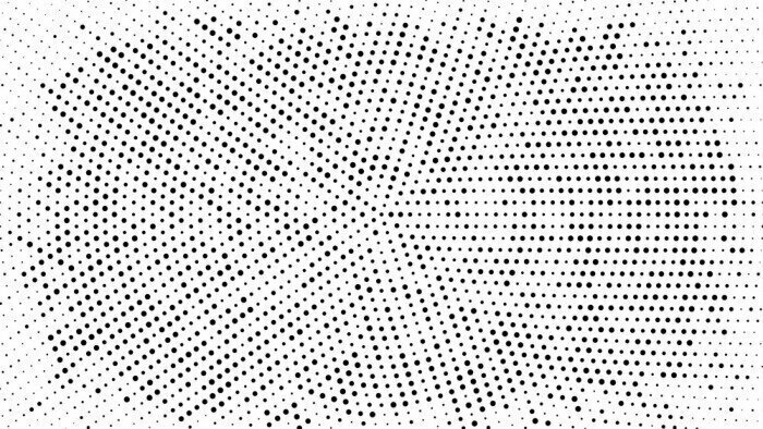 Sticker Halbton gepunkteten Hintergrund. Halbton-Effekt-Vektor-Muster. Kreispunkte lokalisiert auf dem weißen Hintergrund.