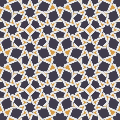 Fototapete Geometrisches Muster mit Sternen