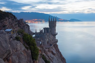 Bild Architektur des Schlosses auf Felsen