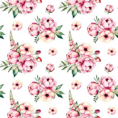 Bild Liebliches Rosenmuster