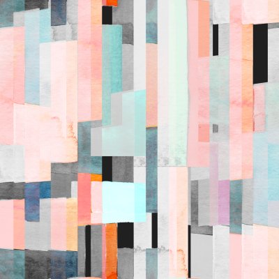 Fototapete Abstrakter Hintergrund aus Figuren