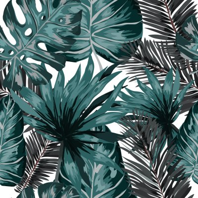 Tapete Blättertextur Urban Jungle