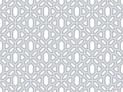 Sticker Abstraktes Muster im arabischen Stil. Nahtloser vektorhintergrund. Graue und weiße Textur. Grafisches modernes Muster.