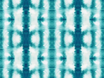 Tapete Tie-Dye in Himmelblau