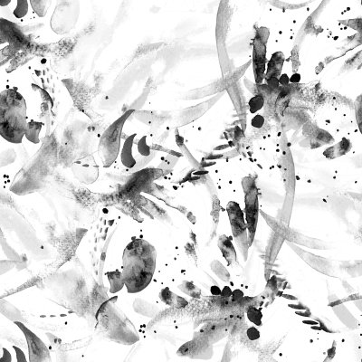 Fototapete Boho Pinselstriche