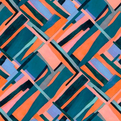 Fototapete Zerbrochene Bunte Fliesen Mosaik