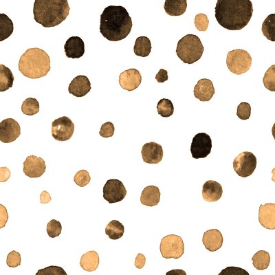 Sticker Aquarell Tupfen nahtlose Muster. Textilien, Fliesen, Tapeten, Verpackungsdruck. Postkarte, Banner oder abstrakten Hintergrund. wiederholtes Muster mit farbigen Punkten unregelmäßiger Form