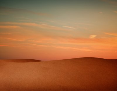 Fototapete Wüste Retro