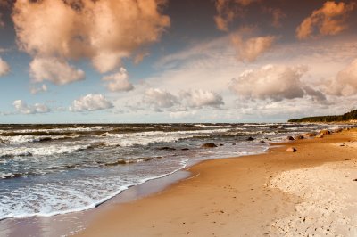 Fototapete Meer Strand und Himmel