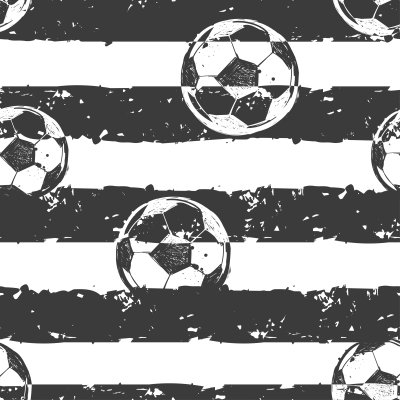 Tapete Bälle im Grunge-Stil