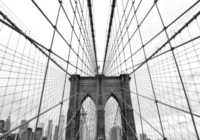 Fototapete Brooklyn Bridge in New York City, USA