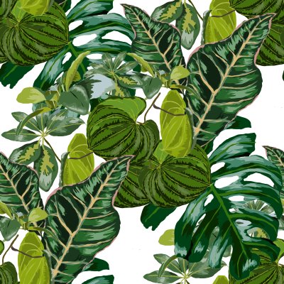 Fototapete Grünes Motiv mit Natur