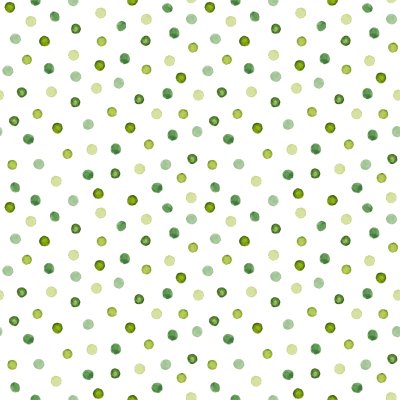 Sticker Aquarell nahtloses Muster. Hand gezeichnete Tupfen. Abstrakter Hintergrund mit Kreisen. Vektorillustration