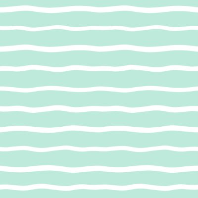 Sticker Breiter nahtloser Hintergrund der gewellten Streifen. Hand gezeichnetes ungleiches Wellenvektormuster. Gestreifte abstrakte Vorlage. Nette gewellte Streifenbeschaffenheit. Weiße Balken auf tadellosem 