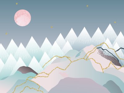 Sticker Abstrakter minimaler geometrischer Hintergrund. Japanisches Design. Vektorillustration. Marmor Design