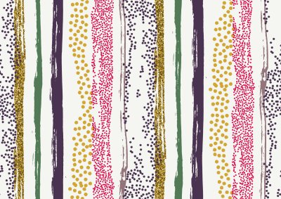 Fototapete Tropfene Punkte mit Linien