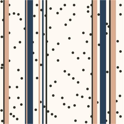 Fototapete Vertikale Retro Linien und Punkte