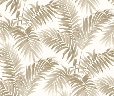 Fototapete Beige Dickichte voller Blätter