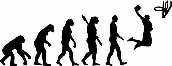 Sticker Basketball Evolution